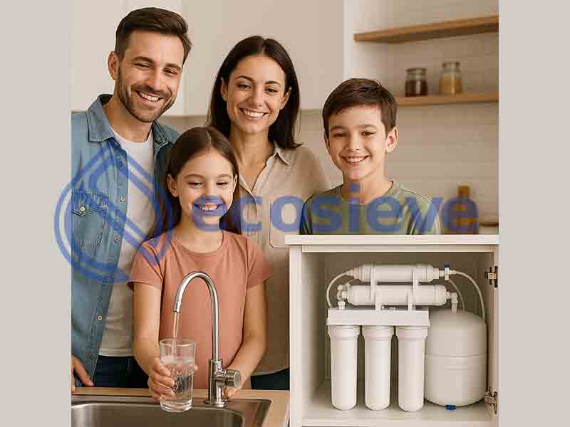 انتخاب دستگاه تصفیه آب بر اساس تعداد اعضای خانواده